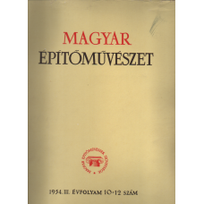 Magyar építőművészet 1955. IV. évfolyam 6 szám