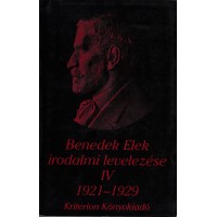 Benedek Elek irodalmi levelezése 1921–1929 IV.