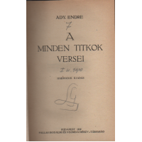 Ady Endre: A minden titkok versei