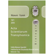 Fodorpataki László: Múzeumi Füzetek - Acta Scientiarium Transylvanica Biológia 2010-18-1