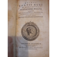 Quinti Curtii Riufi: De rebus gestis Alexandri Magni második kötet
