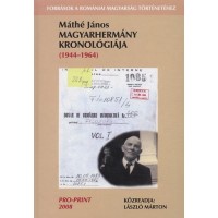 Máthé János-László Márton: Magyarhermány kronológiája (1944–1964)